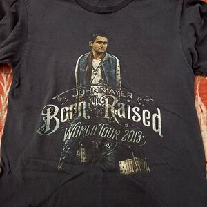 Unisex John Mayer Born & Raised tour shirt